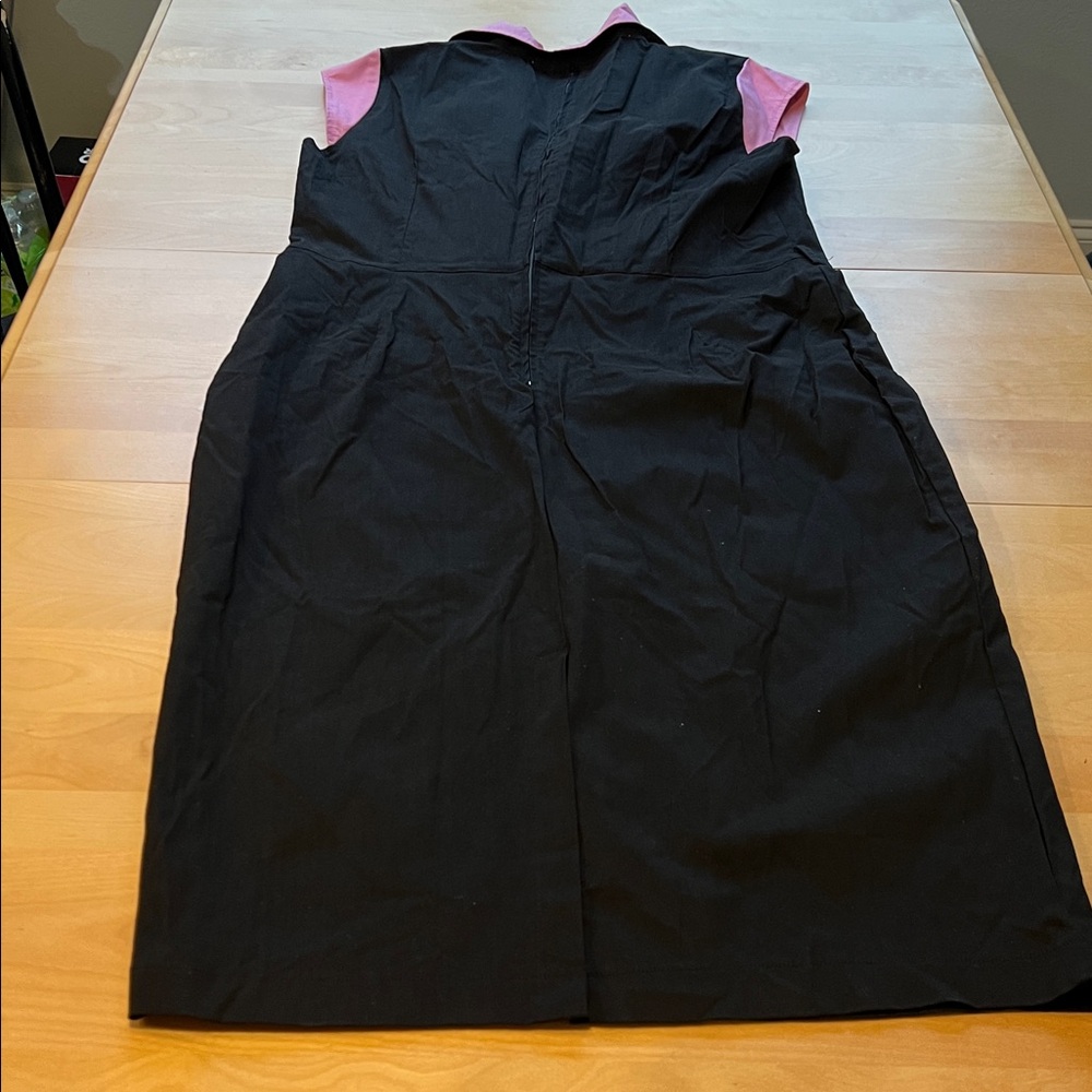 Hell Bunny Vixen black pink rockabilly dress 3x - Picture 6 of 10